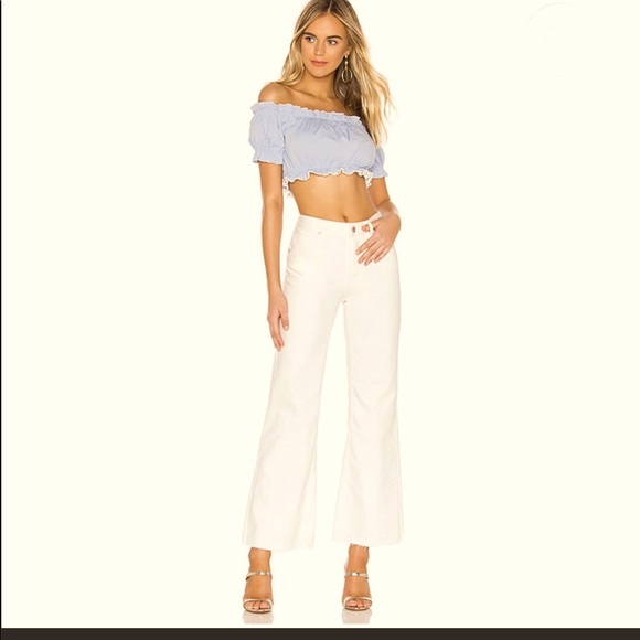 NEW 29 Free People High Rise straight flare jeans - Picture 2 of 16